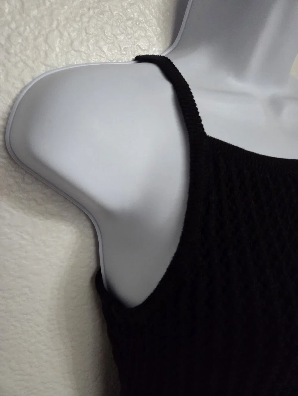 Z Supply Black Knit Square-Neck Tank Size Small